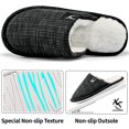 thumbnail image 4 of Ecetana Memory Foam Slippers for Women's and Men's Casual Slip-on House Shoes, 4 of 6