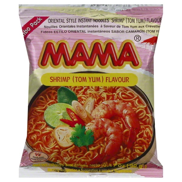 Thai President Foods Mama Instant Noodles, 3.17 oz - Walmart.com