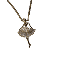thumbnail image 2 of COLLAR DE BAILARINA BLANCA LUX DE ORO LAMINADO, 2 of 5