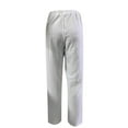 thumbnail image 4 of Diufon Womens Lounge Pants Solid Color Side Button Trousers Elastic Waist Pants with Pockets, 4 of 5