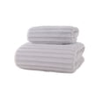 thumbnail image 1 of Trajes de Baño Dos Piezas Espesadas Ampliadas de Lana Toalla de Baño,Corduroy Piel Amigable Suave Absorbente de Agua 2 Piezas,Set de Toallas de Baño, 1 of 7