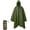 Green, variant on Plus Size Adult Rain Poncho with Hood and Zipper, Poncho Para Lluvia, Tactical Ponchos Adult For Camping, Hiking