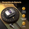 thumbnail image 4 of Auriculares inalámbricos Bluetooth 65h de larga duración con carcasa de cargador inalámbrico ipx7 auriculares impermeables con micrófono, 4 of 8