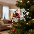 thumbnail image 4 of Santa Claus Riding a Dragon for Christmas Tree Decorations,Funny Acrylic Riding Dragon Santa Christmas Ornaments for Home Holiday Party Yard Windows Decor, 4 of 4