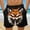 Black, variant on Mens Beach Shorts Summer Drawstring Waist Funny Fox Expression Print Summer Swim Trunks Novelty Beachwear Sports Vacation Shorts with Pockets