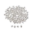 thumbnail image 2 of 100Pcs cascabeles para Decoración de Navidad y manualidades DIY Sunnimix Plata Antigua 6mm campanita de navidad, 2 of 8