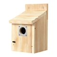 thumbnail image 1 of Comedero para pájaros de exterior, nido de madera para pájaros de ventana, carbonero de exterior Estilo B, 1 of 9