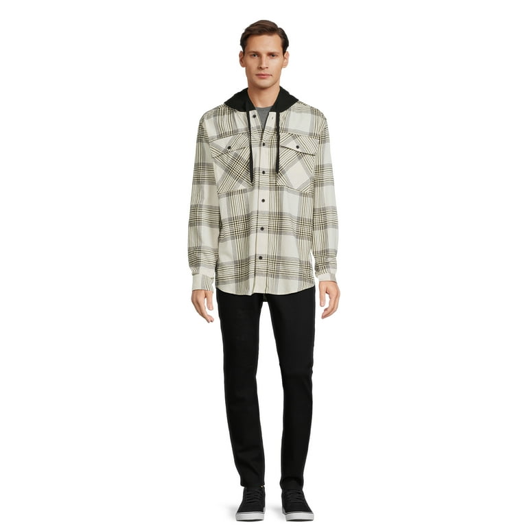 No Boundaries Men's Hooded Plaid … curated on LTK