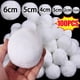 thumbnail image 2 of Bolas de nieve Pompón de pelo blanco Bola de pelo para colgante de árbol de Navidad Juguetes para niños Juguete para interior y exterior Decoración navideña Bolas de nieve, 2 of 5