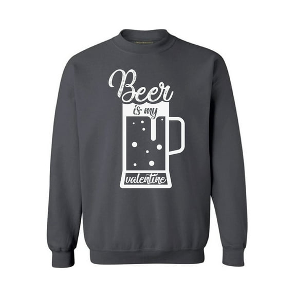 Awkward Styles Is My Valentine Sweatshirt Is My Valentine Sweater for Men and for Women Valentine's Day Gifts Funny Valentine Sweater for Women and for Men Drinking Sweater Party