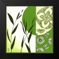 thumbnail image 2 of Meagher, Megan 20x20 Black Modern Framed Museum Art Print Titled - Kimono Garden IV, 2 of 5