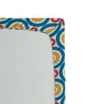 thumbnail image 2 of Ambesonne Retro Fitted Sheet, Big Small Circles and Dots, Queen Size, Marigold Scarlet Blue, 2 of 2