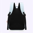 thumbnail image 6 of Fgnfyis School Backpacks Campus Korean Solid Color Large Capacity Lightweight Bookbag Middle High College Casual Travel Backpack for Girls Light Blue, 6 of 8