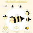 thumbnail image 6 of Travel Pillow Kids Adult Cute Neck Traveling Memory Foam Airplane Sleep Mask Animal Flight Head Rest Support Cars Long Flights Bee 9 12 Y O, 6 of 18