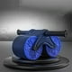 thumbnail image 5 of Rueda abdominal redonda doble Ejercitador abdominal de doble rueda Gimnasio en casa Equipo de ejercicios para entrenamientos básicos Azul, 5 of 8