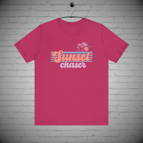 Sunset Summer Time T-Shirt, Beach tee, Lake Lover Gift, Summer Lovers Gift