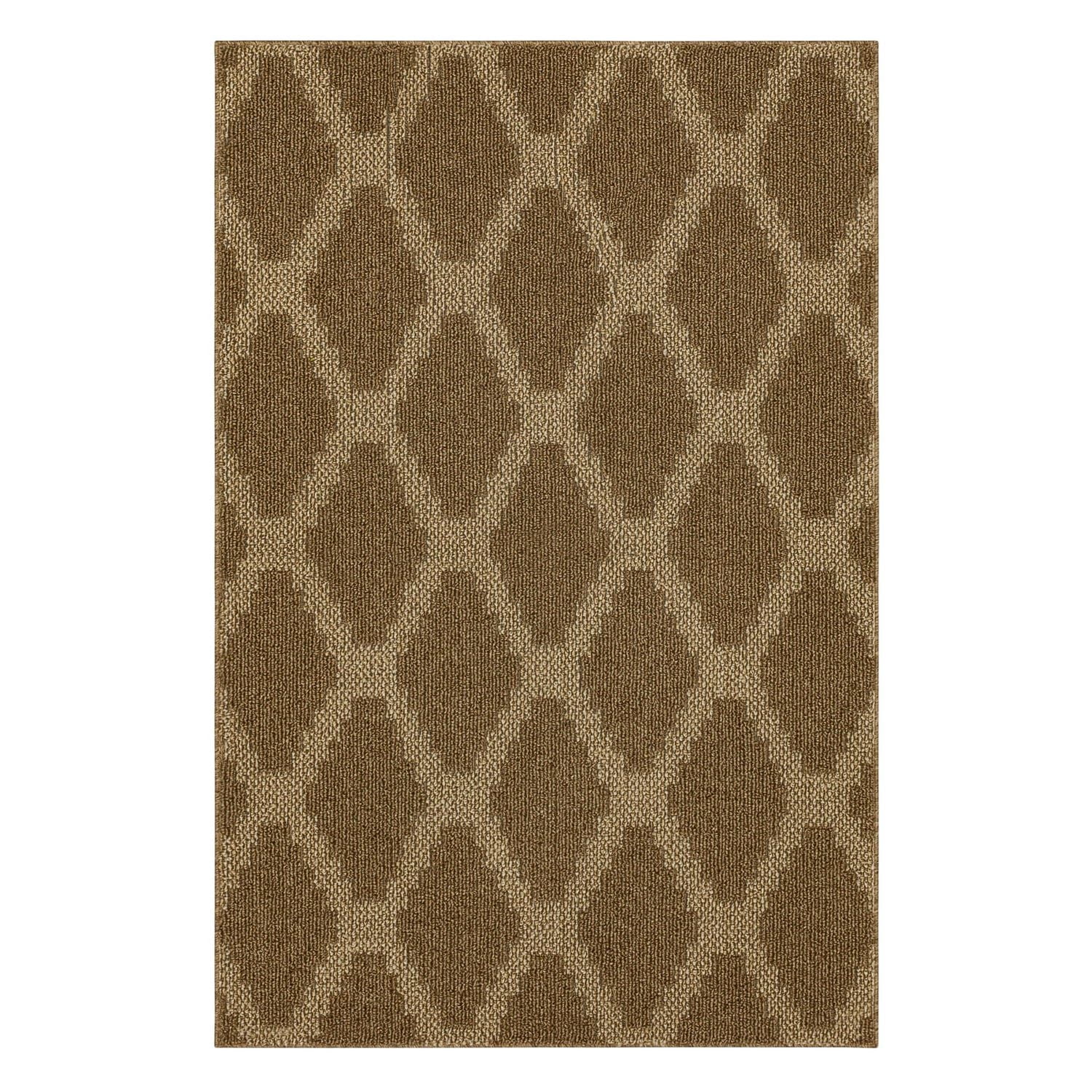 Mohawk Home Prism Praline/Tan Tufted Polyester Area Rug