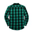 thumbnail image 2 of NAFUU Men's Shirts Soft Tops Mens Flannel Shirts Long Sleeve Casual Plaid Button Down Shirt Autumn Shirt Cowboy Work Shirts With Pockets Commuting Shirt Top, 2 of 3
