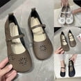 thumbnail image 3 of Xfvqtps Breathable Womens Casual Flat Shoes Lightweight Beach Sandals with Soft Sole Comfortable Slip on for Outdoor Walking Work Black, 3 of 4