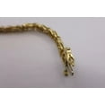 thumbnail image 3 of Hitanshu Jewels Round Cut Cubic Zirconia Heart Shape Women's Tennis Bracelet 14K Yellow Gold Plated, 3 of 5