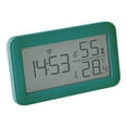 thumbnail image 2 of Reloj despertador digital con pantalla LCD, termómetro, higrómetro, monitor digital de temperatura y humedad, alarma con función de repetición y reloj inteligente, calendario y reloj electrónico., 2 of 6