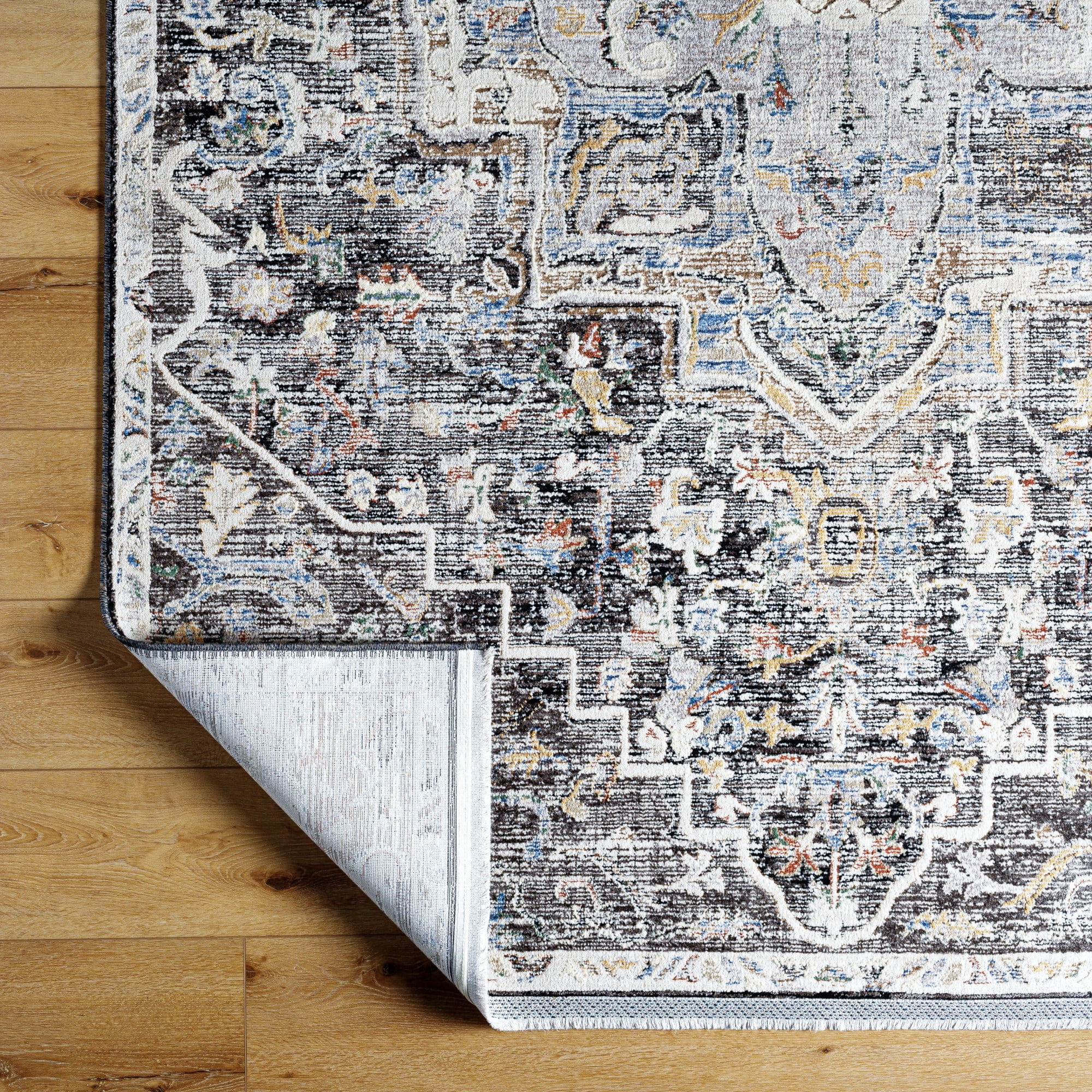 Artistic Wavers Rivaldo Area Rug, 7'10" x 10', Gray/Multi-color