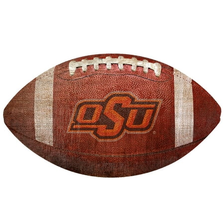 Oklahoma State Cowboys 12'' Football Sign - No