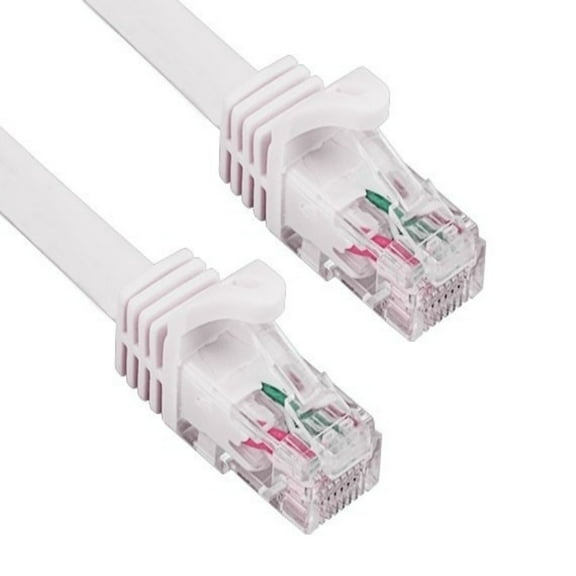 SANOXY Cables and Adapters; 6ft Cat6a 600 MHz UTP Snagless Ethernet Network Patch Cable, White