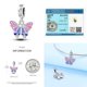 thumbnail image 4 of Charms Genuino Encantos De Plata Esterlina Ajuste Original Pandora Pulsera De 925 Joyería Colocación Haciendo Libélula Mariposa Colgante, 4 of 4