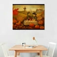 thumbnail image 2 of General Watercolor Thanksgiving Print 20x16in Canvas Wall Art Picture White, 2 of 3