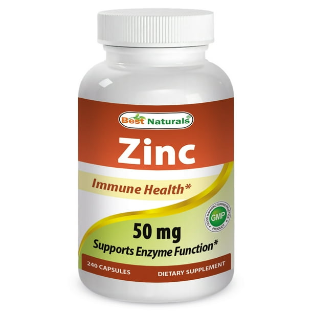 Best Naturals Zinc 50 mg 240 Tablets