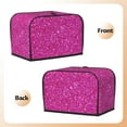 thumbnail image 3 of Lsque Rose Red Glitter Print 2 Slice Toaster Cover , Kitchen Appliance Dustproof Protector , Toaster Protector Dustproof Kitchen Appliance Cover, 3 of 7