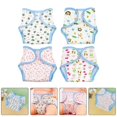 thumbnail image 2 of 4PCS Doll Diapers Reusable Baby Doll Diapers Newborn Dolls Clothes Pretend Play Accessories Washable Doll Underwear Doll Diapers, 2 of 3
