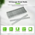 thumbnail image 3 of KIMSING F12 18 Gauge 1/2-inch Leg Galvanized Brad Nails Finish Nails For Brad Nailer - 5,000 PCS/BOX, 3 of 8