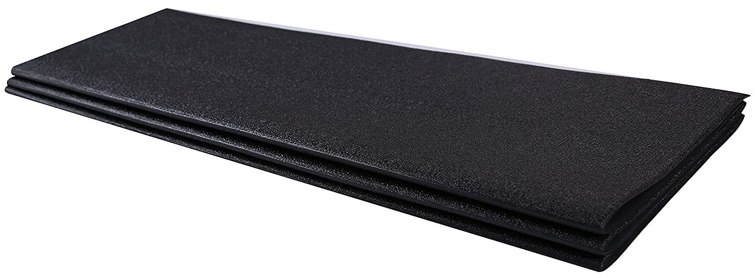BalanceFrom GoFit High Density Treadmill Exercise Bike Foldable Equipment Mat, 3 Ft x 6.5 Ft by BalanceFrom