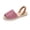 Exquisite Shoes - Pink, variant on Samdudou Elevated Sandals for Women Open Toe Sparkly Glitter Wide Band Slingback Strap Classic Woven Espadrille Flatform Shoes Vacation Resort Wear