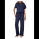 thumbnail image 1 of Traje Deportivo Informal de Dos Piezas para Mujer, Ropa Deportiva de Viaje, Corta y Pierna . Traje Azul XL, 1 of 7