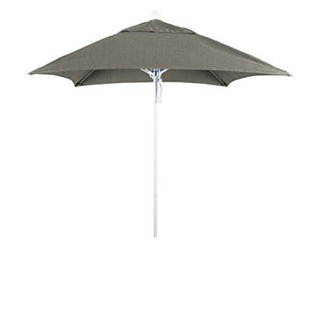 Matte Dome - Eclipse Collection 6 Fiberglass Market Umbrella PO DVent Matte White/Sunbrella/Spectrum Dove