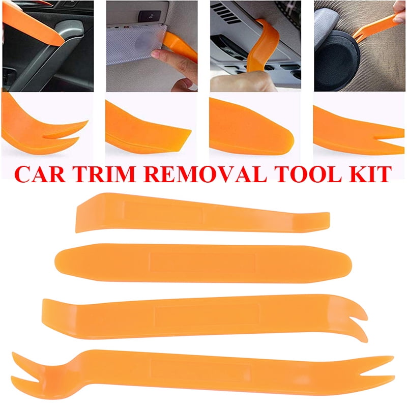 Details about   4Pcs Car Door Trim Removal Tool Pry Panel Dash Radio Body Clip Installer Kits 