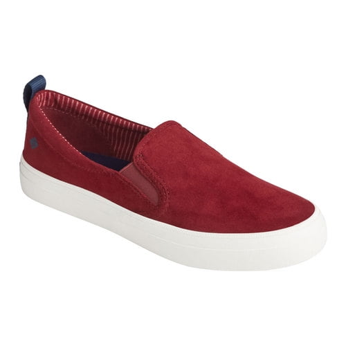 sperry canvas slip on