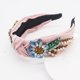 thumbnail image 4 of Diadema HUOGUO Barroca bordada con cristales de strass, 4 of 5