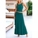 thumbnail image 3 of Conjunto de Falda Larga para Mujer PRETTYGARDEN Azul Verde XL, 3 of 7