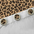 thumbnail image 4 of Manfei Rustic Leopard Hide Black Out Curtains,Chic Cheetah Print Curtains Pack of 2 (42x63 Each),Wildlife Animal Pattern Bedroom Curtains For Teens,Microfiber Bedroom Decor, 4 of 6