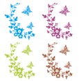 thumbnail image 4 of Gwong Decoración hogareña Mariposa flor extraíble papel tapiz de inodoro Etiqueta de baño Mural Decal Decoración de arte Gwong 21024473, 4 of 7