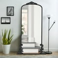 thumbnail image 4 of Arch Full Length Mirror Vintage Fireplace Mirror 68"*29",Black,Iron, 4 of 6