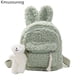 thumbnail image 2 of Mochila coreana para niños, bolso de hombro de felpa para niñas, bolso de hombro Simple de conejo, mochila de animales de dibujos animados en 3D, HB01, 202001 Fivean unisex, 2 of 2