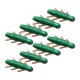 thumbnail image 5 of Kit de 8 señuelos de pesca blandos, suministros realistas, equipo, depósitos, aparejos de pesca Verde, 5 of 8
