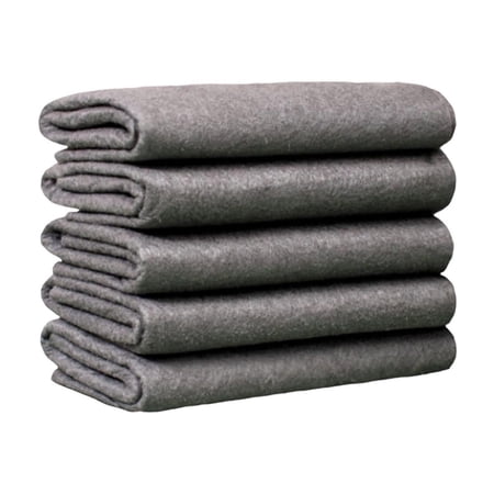 Nkmbld Microfiber Kitchen Dish Towel Set 5PC Thicken Magical Cleaning Cloths Microfiber Miracles Cleaning Cloth No Streaks Reusable for Kitchens Glass Cars