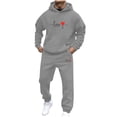 thumbnail image 1 of RXMEKW Chandail à Capuche pour Hommes, Survêtement Confortable avec Design Imprimé Décontracté, 1 of 5