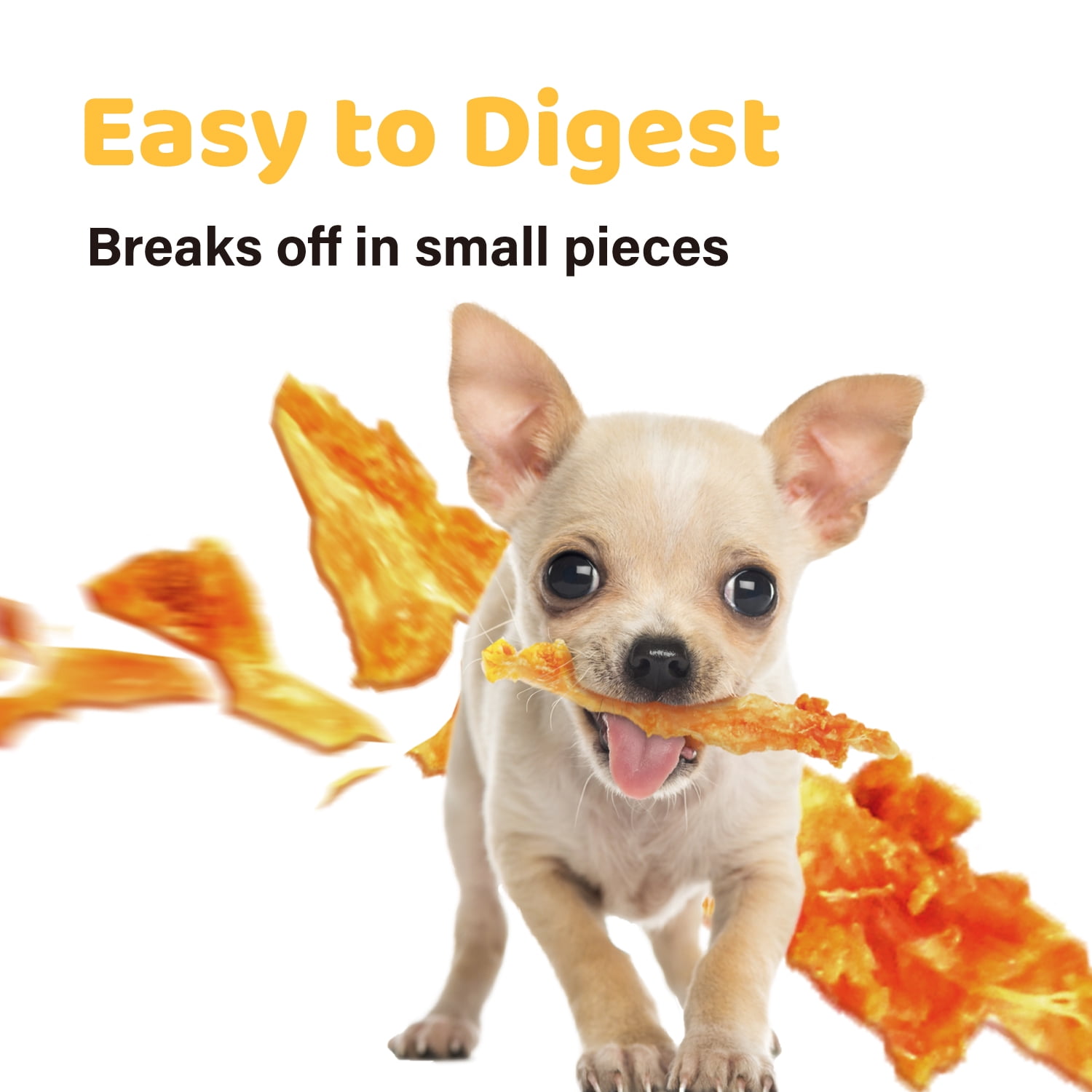 iPaw Turkey Tendon for Dogs, Ingredient Sourced from USA,  All Natural Human Grade Puppy Chew, Rawhide Alternative, 10 Units/Box bone (Large)
